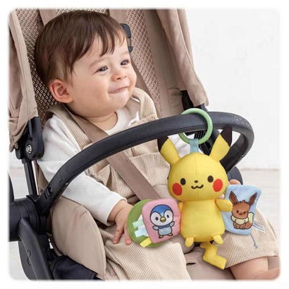 ポケットモンスター 知育玩具 手あそびいっぱい！おでかけフレンズ ピカチュウ モンポケ ポケモン タカラトミー ベビートイ おもちゃ キャラクター グッズ【返品不可商品】｜詳細画像