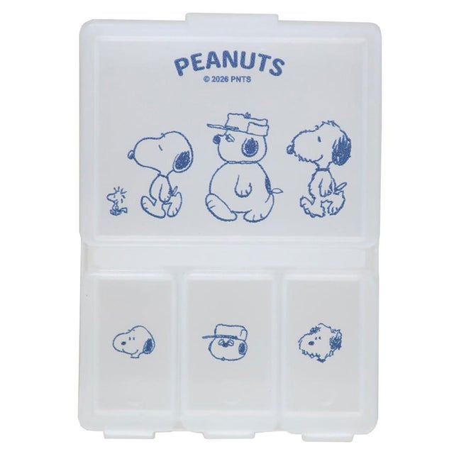 スヌーピー ピルケース 4ルームケース ブラザーズ＆ウッドストック 小物入れ ピーナッツ