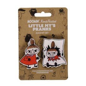 ムーミン 磁石 キャラクターマグネット 2個セット リトルミイ ごきげんななめ 北欧 ノルディックバディズジャパン
