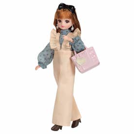 リカちゃん 人形用服 LD-26 スウィートラッフルドット