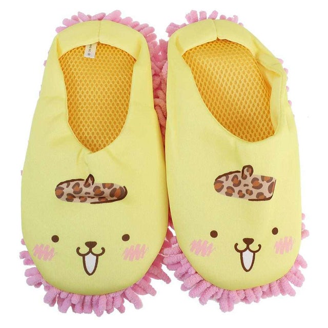 ポムポムプリン お掃除スリッパ おそうじルームシューズ レオパード サンリオ ジェイズプランニング