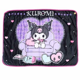 クロミ ひざ掛け毛布 ふわふわブランケット ボタン付き サンリオ