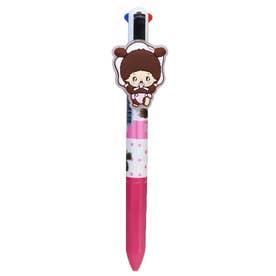 モンチッチ 黒赤緑青 ボールペン マスコット付き4色ボールペン B ベビチッチちゃん