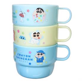 クレヨンしんちゃん プラコップ プラカップ3Pセット おきがえしんちゃん