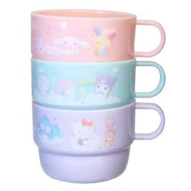 サンリオキャラクターズ プラコップ プラカップ3Pセット ふわふわおそら Aセット Sanrio