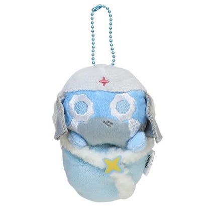 ケロロ軍曹 マスコット おくるみぬいボールチェーン ぬいぬいシリーズ ドロロ アイアップ｜詳細画像