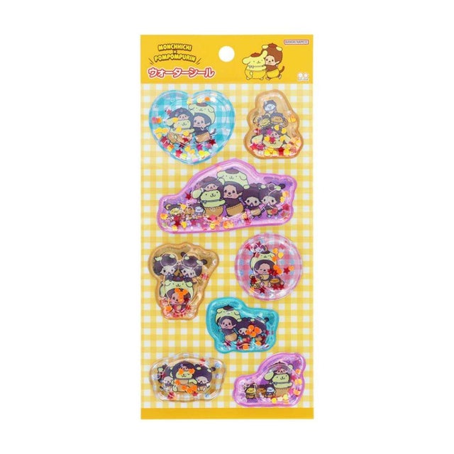 ポムポムプリン x モンチッチ シールシート ウォーターシール M サンリオ サンスター文具