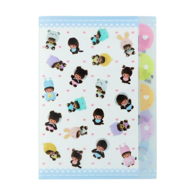 モンチッチ ポケットファイル ダイカットクリアファイル 5P ベビチッチ サンスター文具