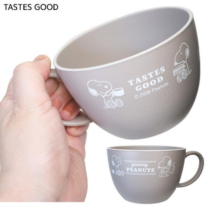 スヌーピー マグカップ スープカップ TASTES GOOD ピーナッツ カミオジャパン｜詳細画像