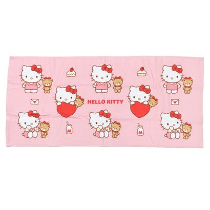 サンリオキャラクターズ フェイスタオル プリントロングタオル ハローキティ Sanrio カミオジャパン｜詳細画像