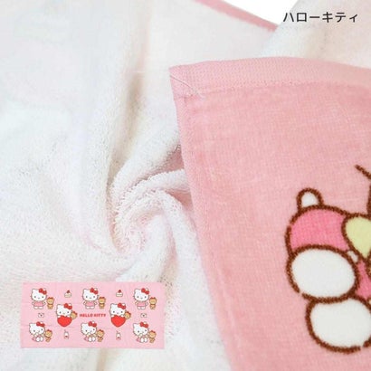 サンリオキャラクターズ フェイスタオル プリントロングタオル ハローキティ Sanrio カミオジャパン｜詳細画像