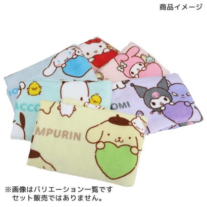 サンリオキャラクターズ フェイスタオル プリントロングタオル ポチャッコ Sanrio カミオジャパン｜詳細画像