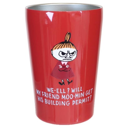ムーミン 保温保冷コップ カフェタンブラー 450mL むすっとリトルミイ 北欧 カミオジャパン｜詳細画像