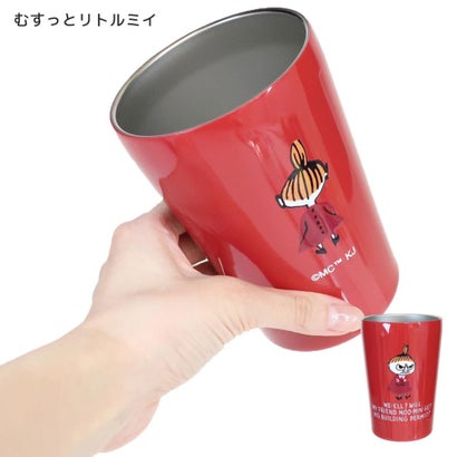 ムーミン 保温保冷コップ カフェタンブラー 450mL むすっとリトルミイ 北欧 カミオジャパン｜詳細画像