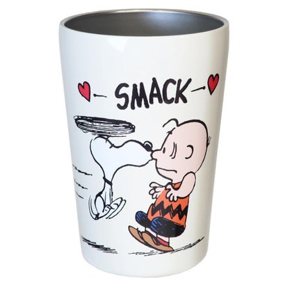 スヌーピー 保温保冷コップ カフェタンブラー 450mL SMACK SNOOPY ピーナッツ カミオジャパン｜詳細画像