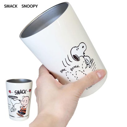 スヌーピー 保温保冷コップ カフェタンブラー 450mL SMACK SNOOPY ピーナッツ カミオジャパン｜詳細画像