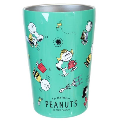 スヌーピー 保温保冷コップ カフェタンブラー 450mL モチーフ ピーナッツ カミオジャパン｜詳細画像