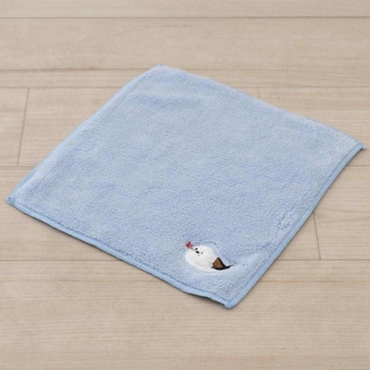 シマエナガちゃん トイレ用品 シマエナガちゃん ミニタオル ブルー センコー｜詳細画像
