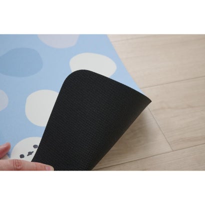 シマエナガちゃん トイレ用品 シマエナガちゃん 珪藻土入りやわらかバスマット ブルー センコー｜詳細画像