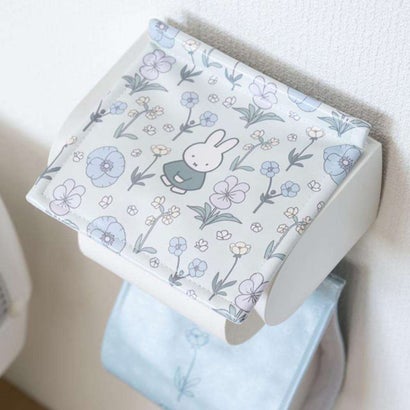 ミッフィー トイレ用品 トイレグッズ フルフラワー グリーン ペーパーホルダーカバー ディックブルーナ センコー｜詳細画像