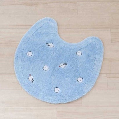 プチシマエナガちゃん トイレ用品 トイレグッズ ブルー トイレマット センコー｜詳細画像