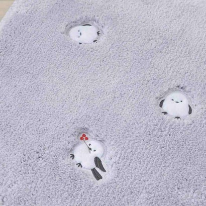 プチシマエナガちゃん トイレ用品 トイレグッズ グレー 兼用フタカバー センコー｜詳細画像