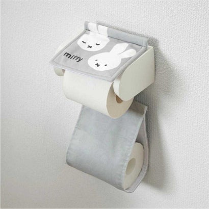 ミッフィー トイレ用品 トイレグッズ カーム グレー ペーパーホルダーカバー ディックブルーナ センコー｜詳細画像