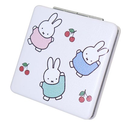 miffy 鏡 LONG PILE コンパクトミラー アイボリー ディックブルーナ エフエービージャパン｜詳細画像