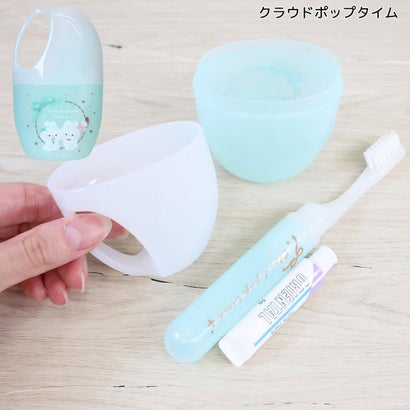 歯ブラシ 抗菌 はみがきセット 歯ブラシセット 歯みがき クラウドポップタイム クーリア｜詳細画像