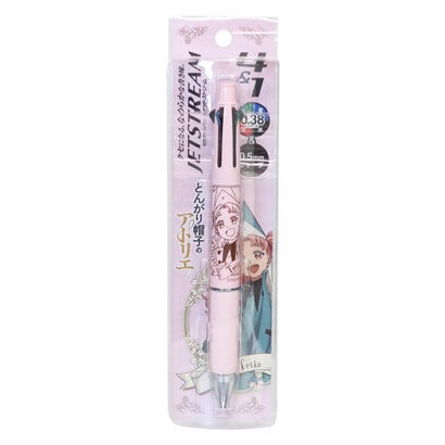 とんがり帽子のアトリエ シャープペン＆黒赤青緑4色ボールペン ジェットストリーム4＆1 0.5mm テティア ヒサゴ｜詳細画像