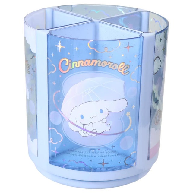 サンリオキャラクターズ 回転 ペン立て キラホロ回るペンスタンド シナモロール Sanrio