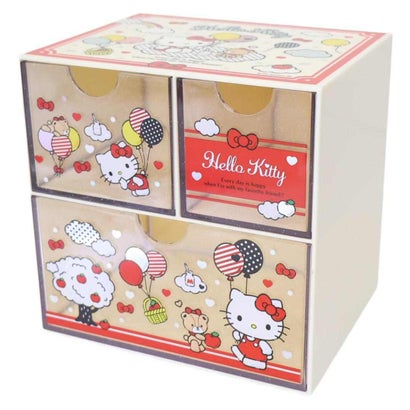 サンリオキャラクターズ 卓上収納 キラホロキャラチェスト ハローキティ Sanrio｜詳細画像