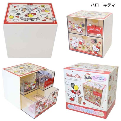サンリオキャラクターズ 卓上収納 キラホロキャラチェスト ハローキティ Sanrio｜詳細画像