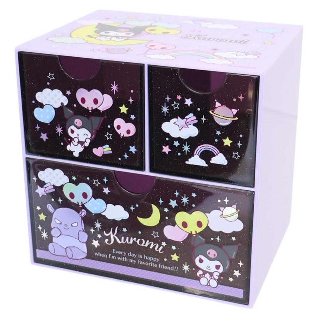 サンリオキャラクターズ 卓上収納 キラホロキャラチェスト クロミ Sanrio