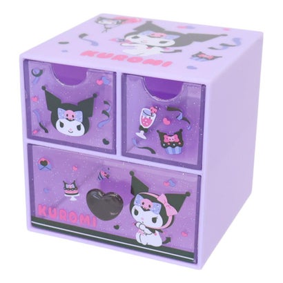 サンリオキャラクターズ 卓上収納 ミニキャラチェスト クロミ Sanrio｜詳細画像