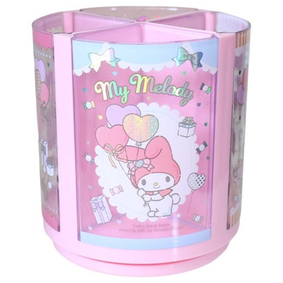 サンリオキャラクターズ 回転 ペン立て キラホロ回るペンスタンド マイメロディ Sanrio｜詳細画像