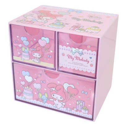 サンリオキャラクターズ 卓上収納 キラホロキャラチェスト マイメロディ Sanrio｜詳細画像