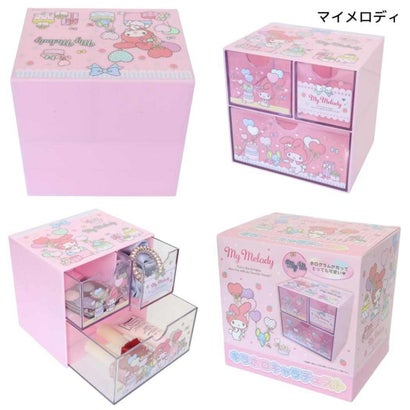 サンリオキャラクターズ 卓上収納 キラホロキャラチェスト マイメロディ Sanrio｜詳細画像