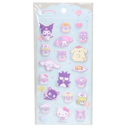 サンリオキャラクターズ シールシート マシュマロシール カップケーキ Sanrio｜詳細画像