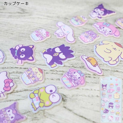 サンリオキャラクターズ シールシート マシュマロシール カップケーキ Sanrio｜詳細画像