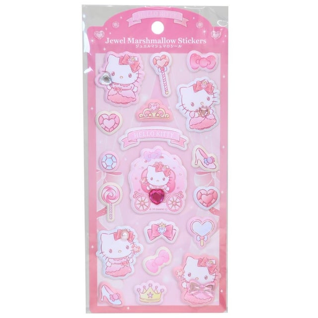 サンリオキャラクターズ シールシート ジュエルマシュマロシール スパークルジュエル/ハローキティ Sanrio