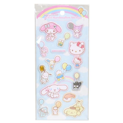 サンリオキャラクターズ シールシート ジュエルマシュマロシール ぷかぷかバルーン Sanrio｜詳細画像