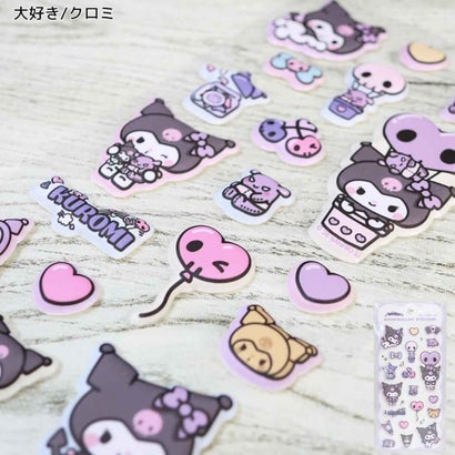 サンリオキャラクターズ シールシート マシュマロシール 大好き/クロミ Sanrio｜詳細画像