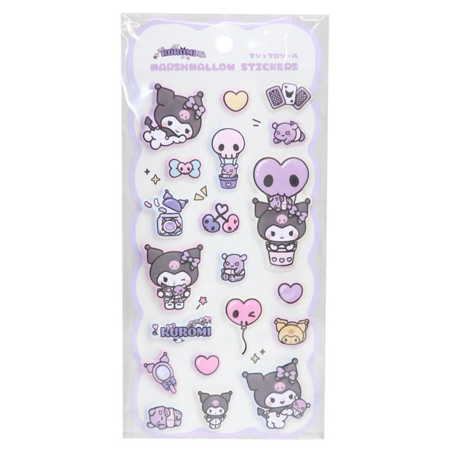 サンリオキャラクターズ シールシート マシュマロシール 大好き/クロミ Sanrio