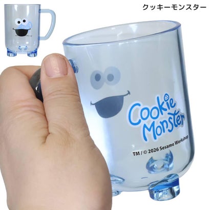 セサミストリート コップ スタンディング カップ クッキーモンスター｜詳細画像