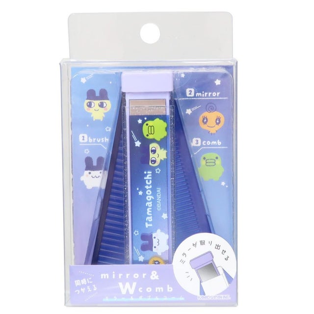 たまごっち 身だしなみセット ミラー＆ダブルコーム 夜空 カミオジャパン