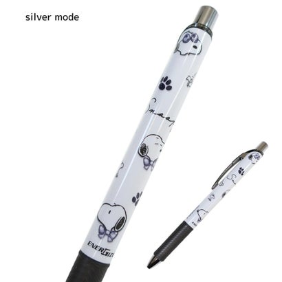 スヌーピー シャーペン エナージェルシャープ 0.5mm silver mode ピーナッツ カミオジャパン｜詳細画像