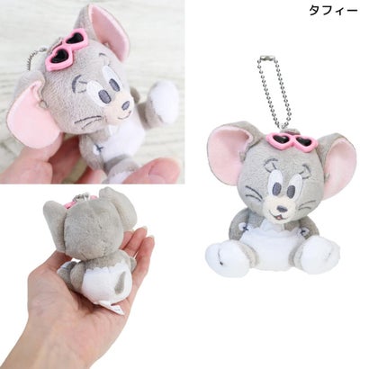 トムとジェリー ぬいぐるみ サングラスマスコットキーホルダー タフィー ワーナーブラザース カミオジャパン｜詳細画像