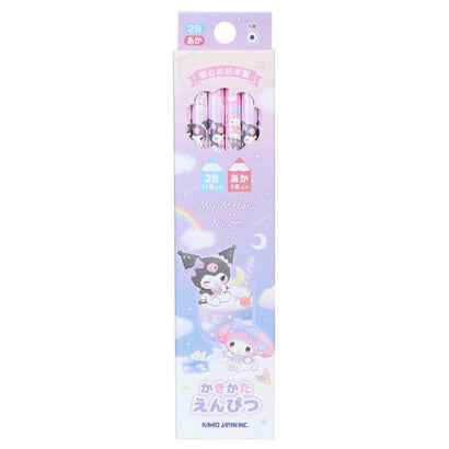 マイメロディ＆クロミ えんぴつ ダース鉛筆 2Bx11本 赤x1本 Starry sweets サンリオ カミオジャパン｜詳細画像