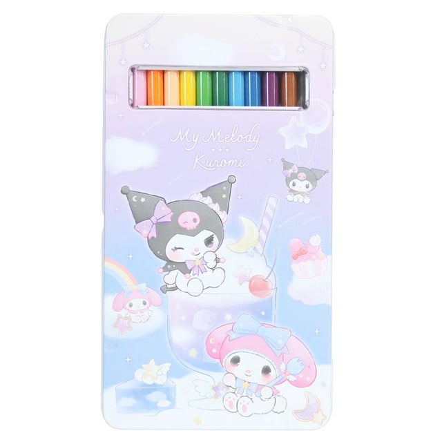 マイメロディ＆クロミ 色鉛筆 12色いろえんぴつ Starry sweets サンリオ カミオジャパン